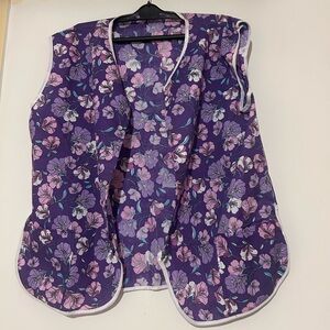Floral Purple Women's Tunic Top